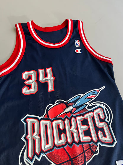 Large 90s Houston Rockets Hakeem Olajuwon Jersey