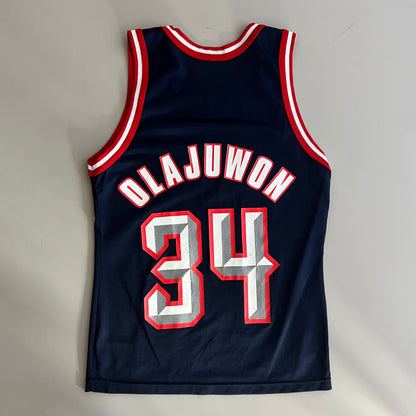 Large 90s Houston Rockets Hakeem Olajuwon Jersey