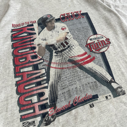 Large 1997 Minnesota Twins Chuck Knoblauch T-shirt