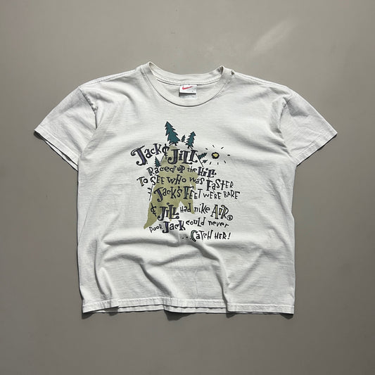 Youth Large 90s Nike Jack & Jill Running T-shirt