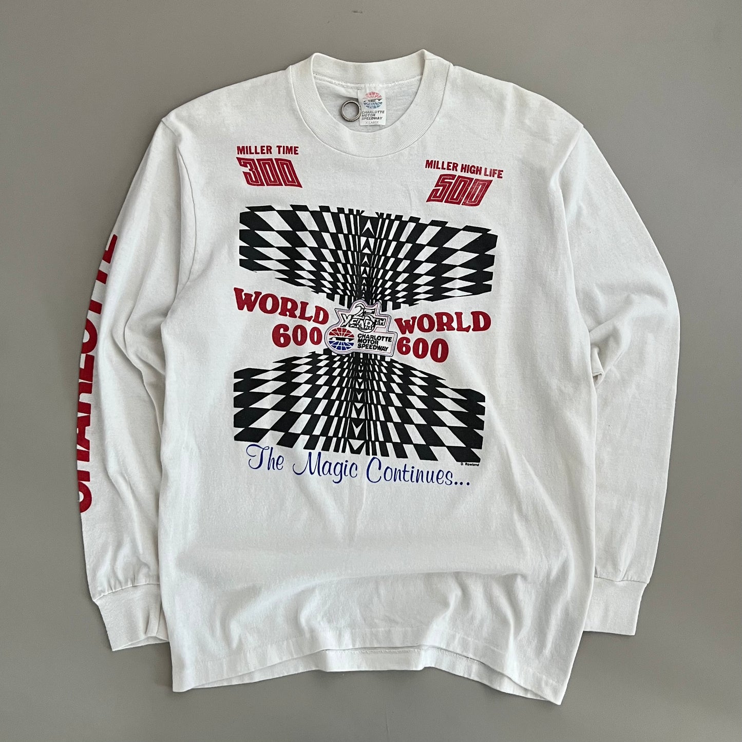 XL 80s Charlotte Motor Speedway 25 Years T-shirt