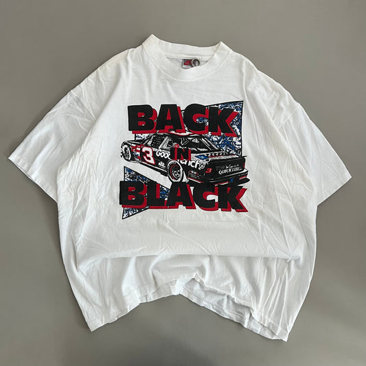 XL 1980s Dale Earnhardt Back in Black T-shirt