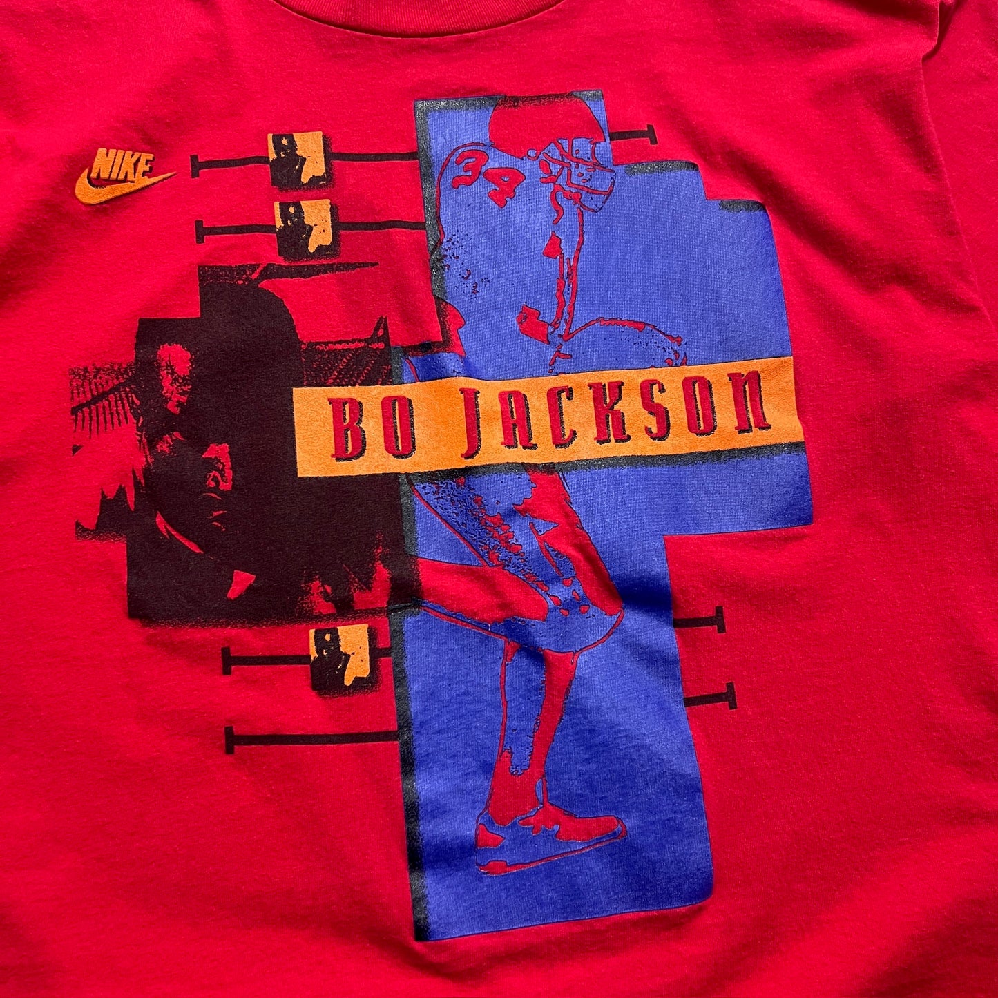 2XL 90s Nike Bo Jackson T-shirt