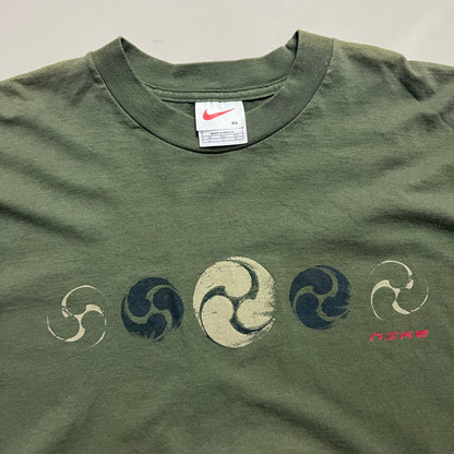 XL 2000s Olive Green Nike Long Sleeve Shirt