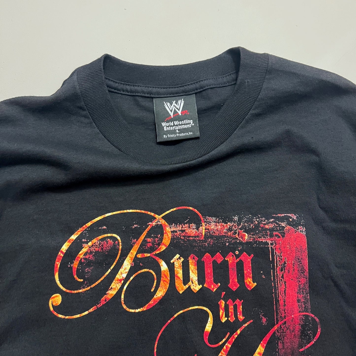 Large 2002 Kane Burn In Hell T-shirt