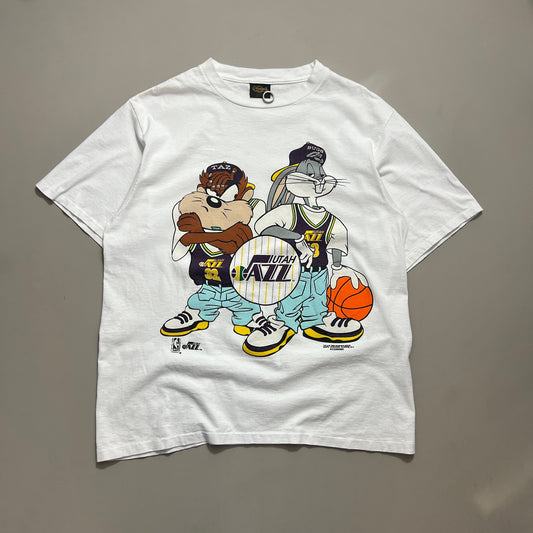 XL 1993 Utah Jazz Looney Tunes T-shirt