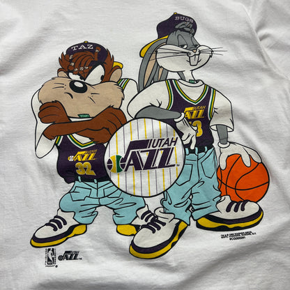 XL 1993 Utah Jazz Looney Tunes T-shirt