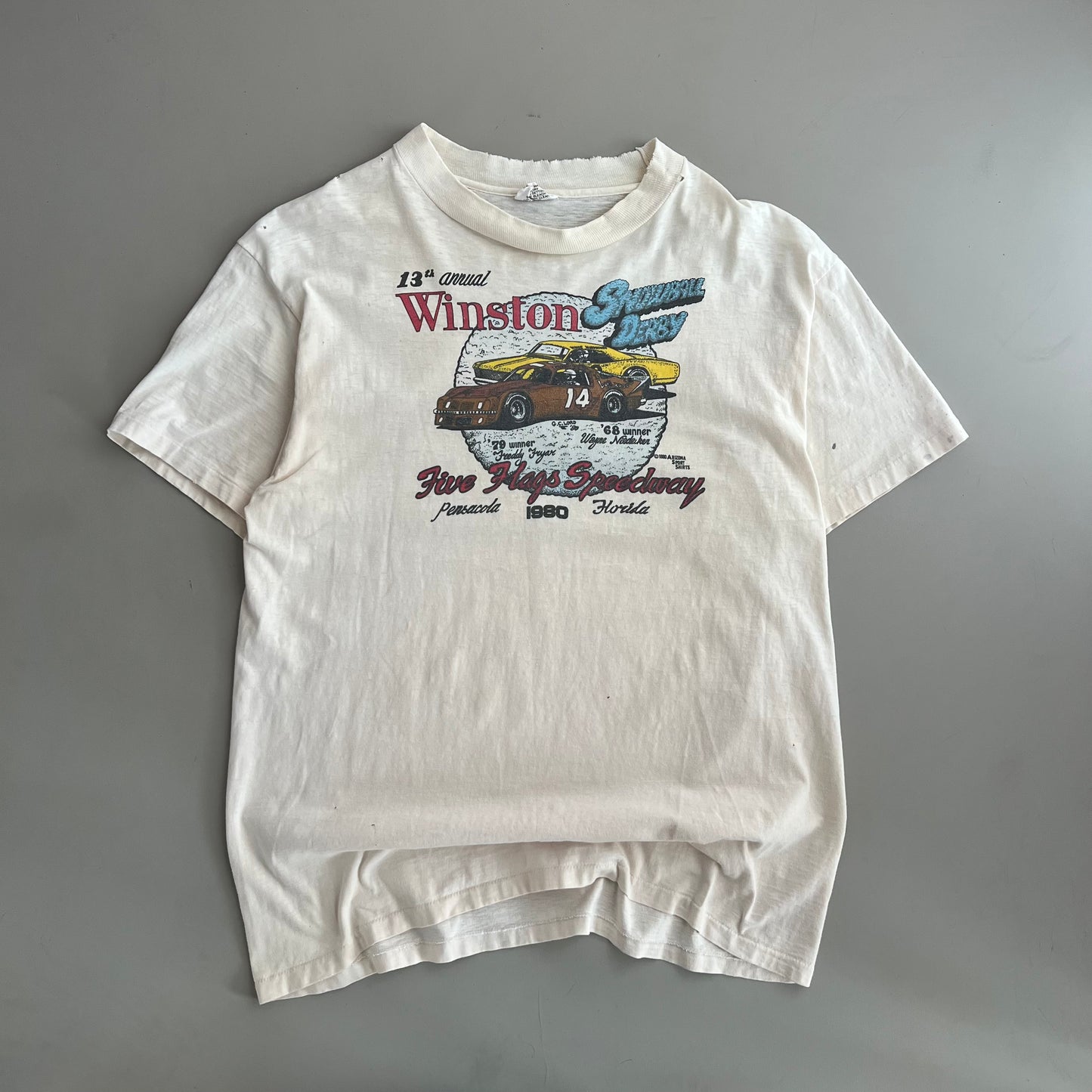 XL 1980 Winston Snowbill Derby T-shirt