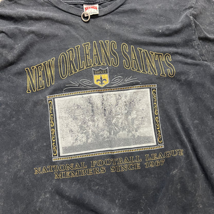 Large 1990s New Orleans Saints Nutmeg T-shirt