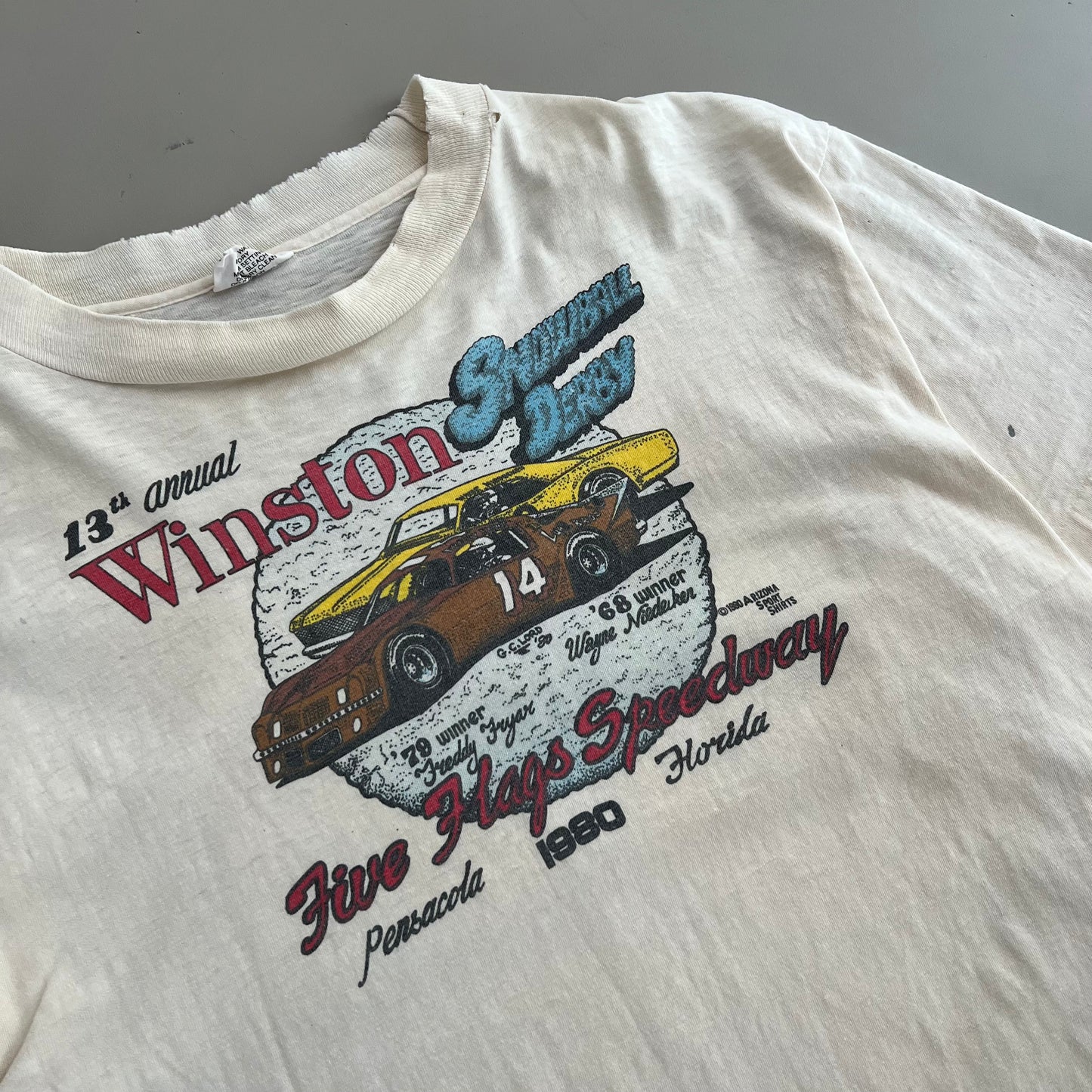 XL 1980 Winston Snowbill Derby T-shirt