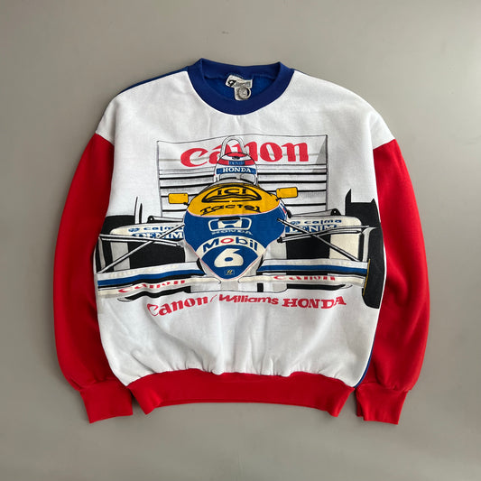 Large 80s Cannon Williams Honda Sweatshirt
