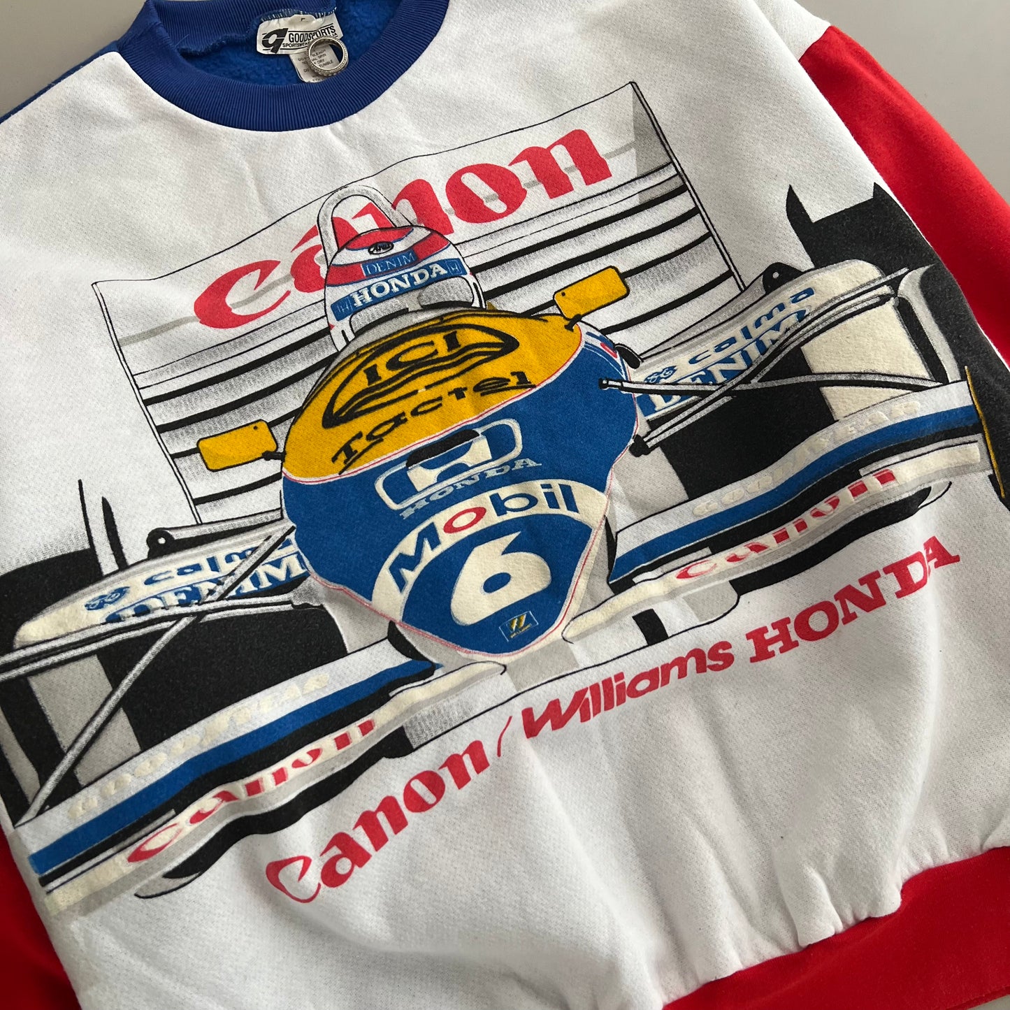 Large 80s Cannon Williams Honda Sweatshirt