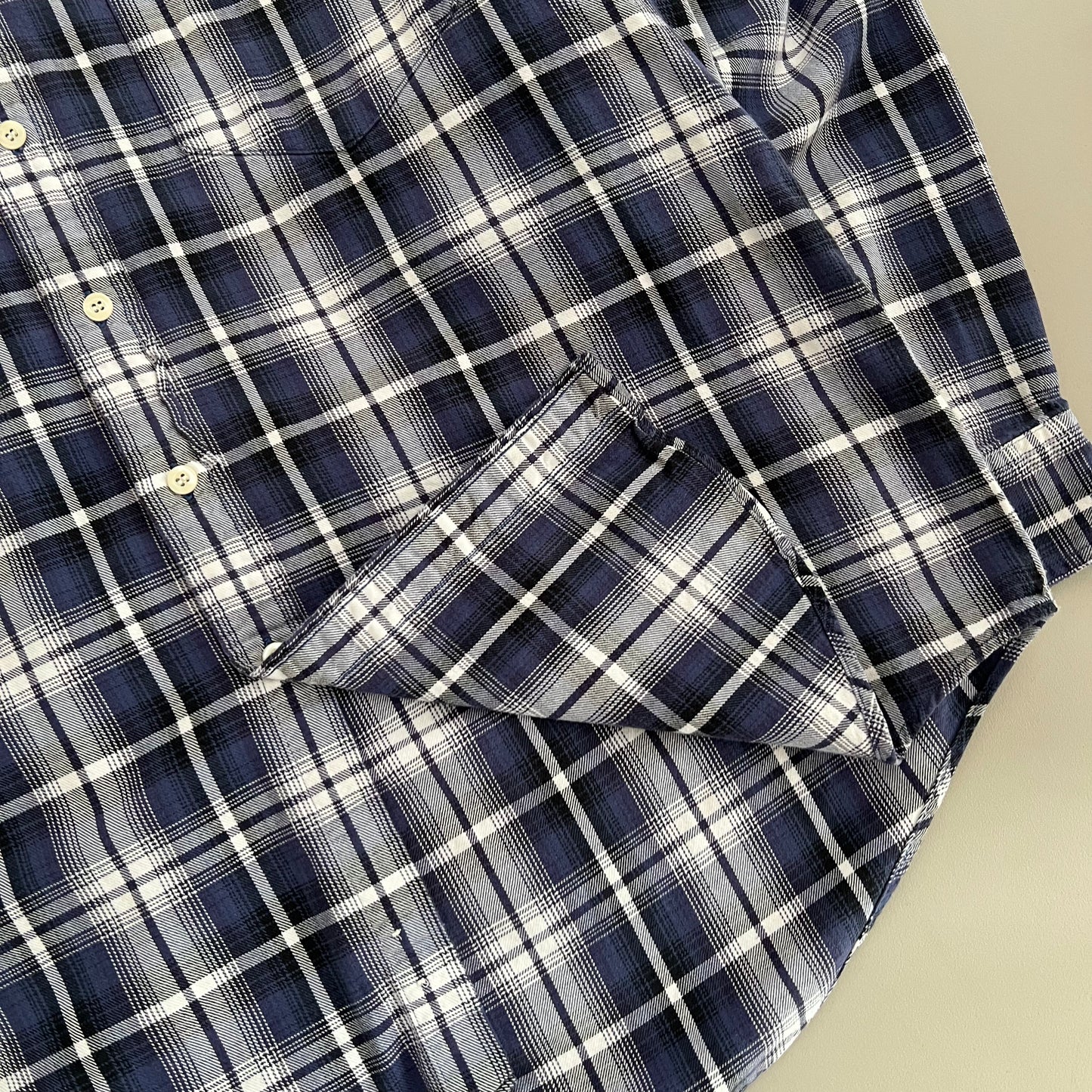Large 90s GAP Plaid Button Shirt
