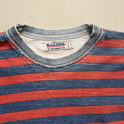 Large 90s Solido Striped Long Sleeve T-shirt