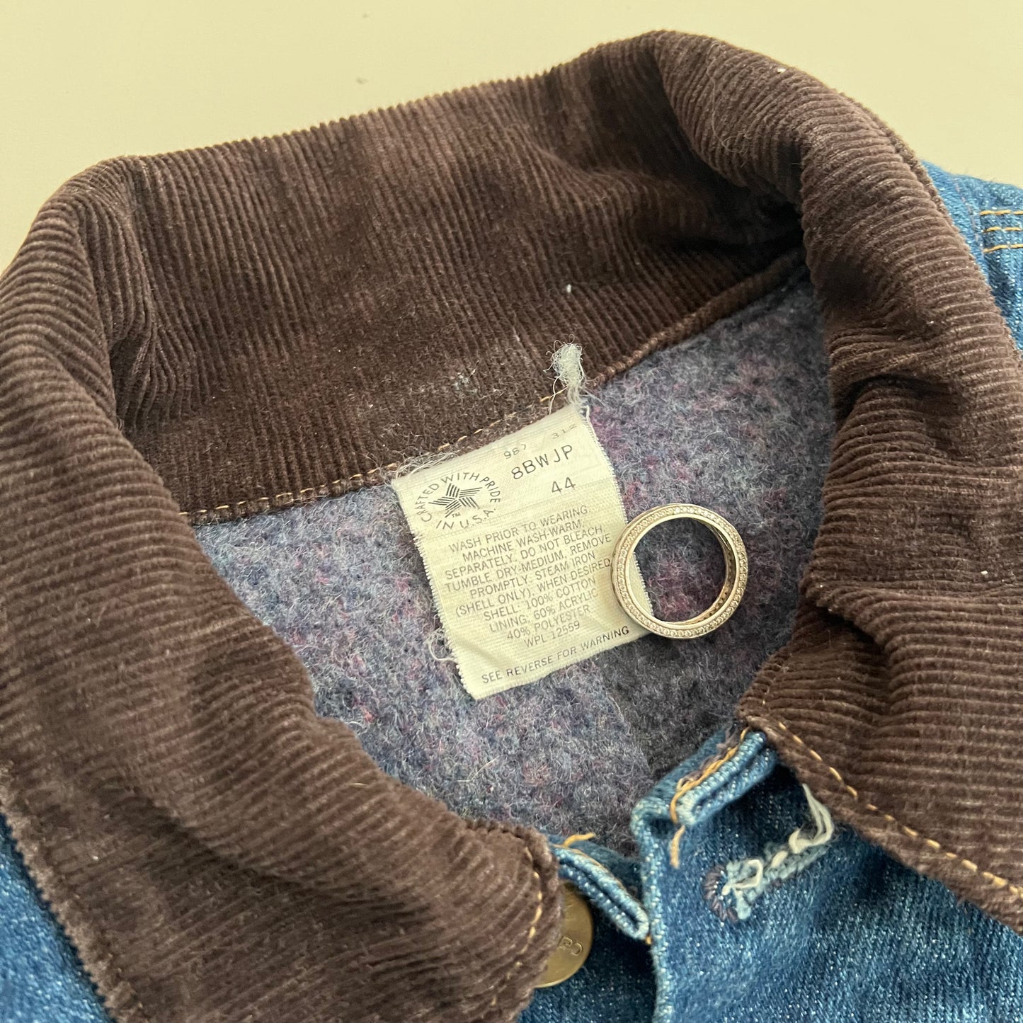 XL 90s Carhartt Denim Lined Trucker Jacket