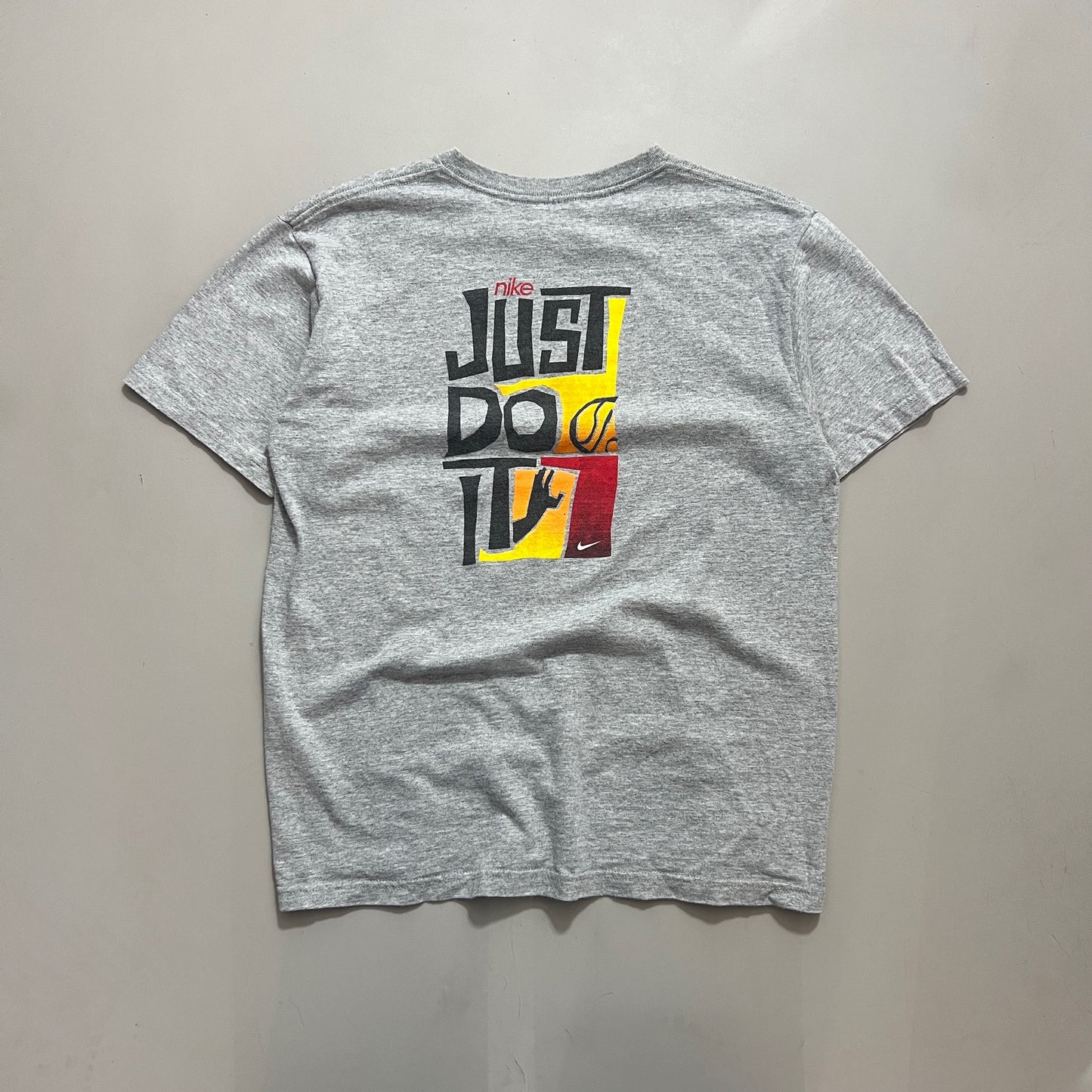 Youth Large 90s Grey Nike Just Do It T-shirt