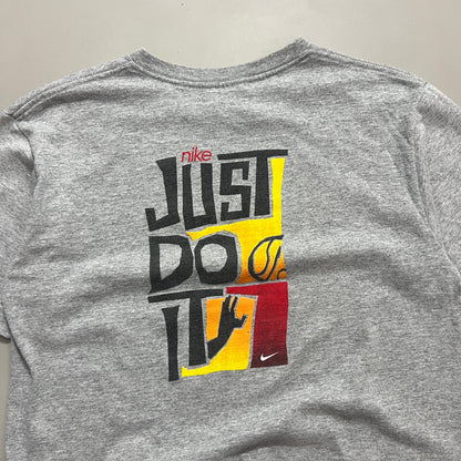 Youth Large 90s Grey Nike Just Do It T-shirt