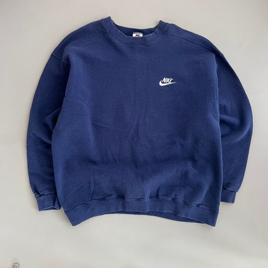 XL 90s Navy Nike Sweatshirt