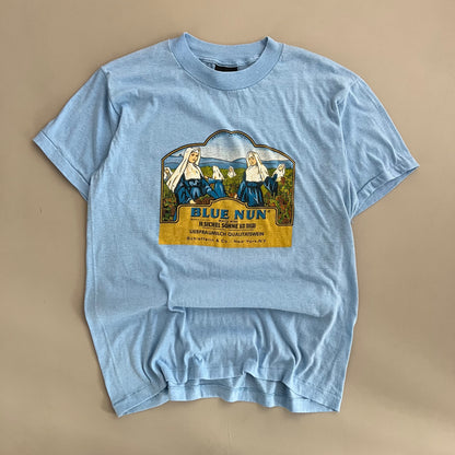 Large 80s Blue Nun White Wine T-shirt