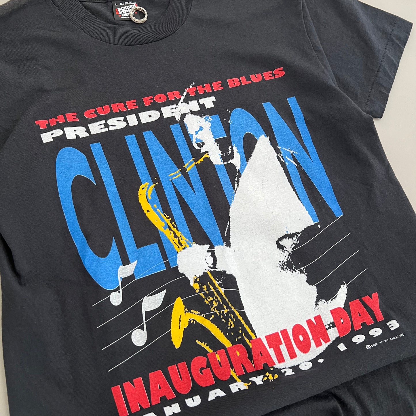 Large 1993 Bill Clinton Inaguration Day T-shirt
