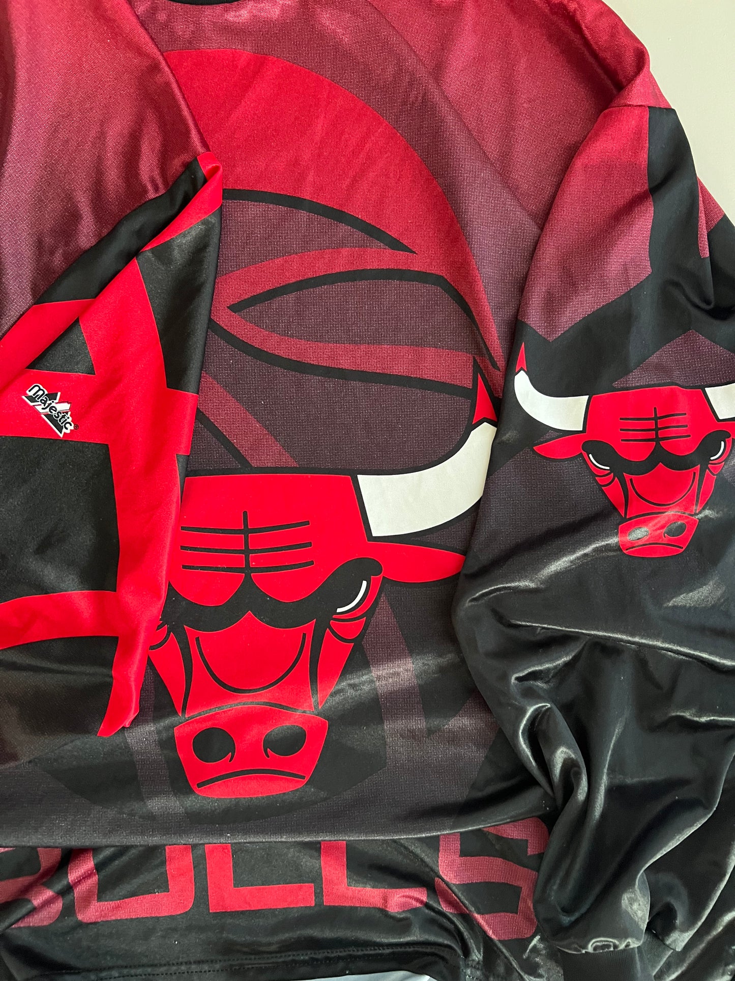 XL 90s Majestic Chicago Bull Warm Up Jersey