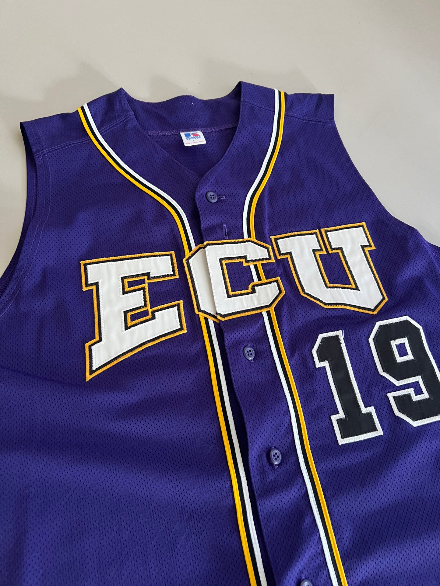 Large 90s ECU Pirates Softball Jersey