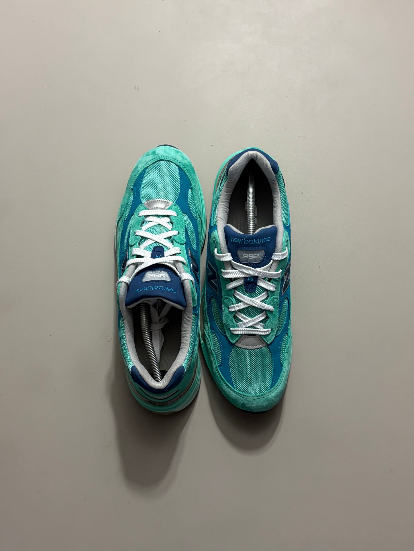 New Balance 992 Made in USA 'Blue Silver Metallic' sz 12