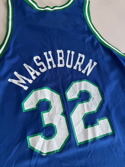 XL 90s Dallas Mavericks Jamal Mashburn Champion Jersey