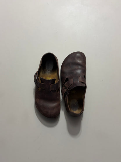 Brown Leather Birkenstock London sz 36