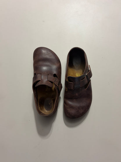 Brown Leather Birkenstock London sz 36