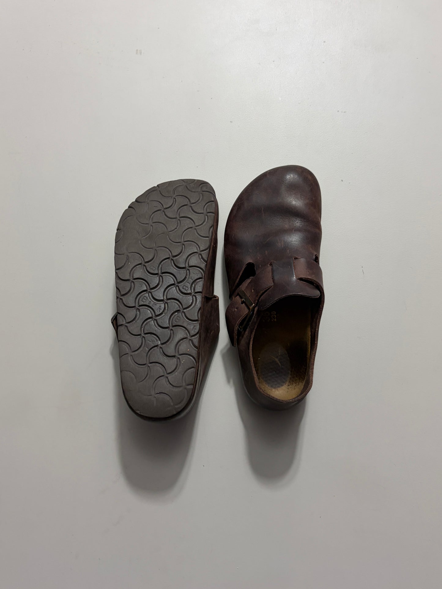 Brown Leather Birkenstock London sz 36