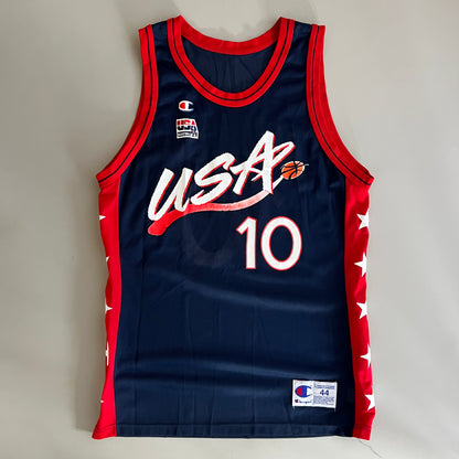 XL 90s USA Basketball Reggie Miller Champion Jersey