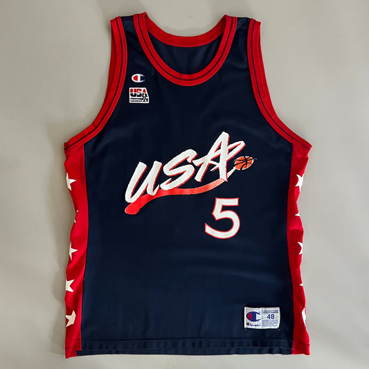 XL 90s Champion USA Basketball Jersey