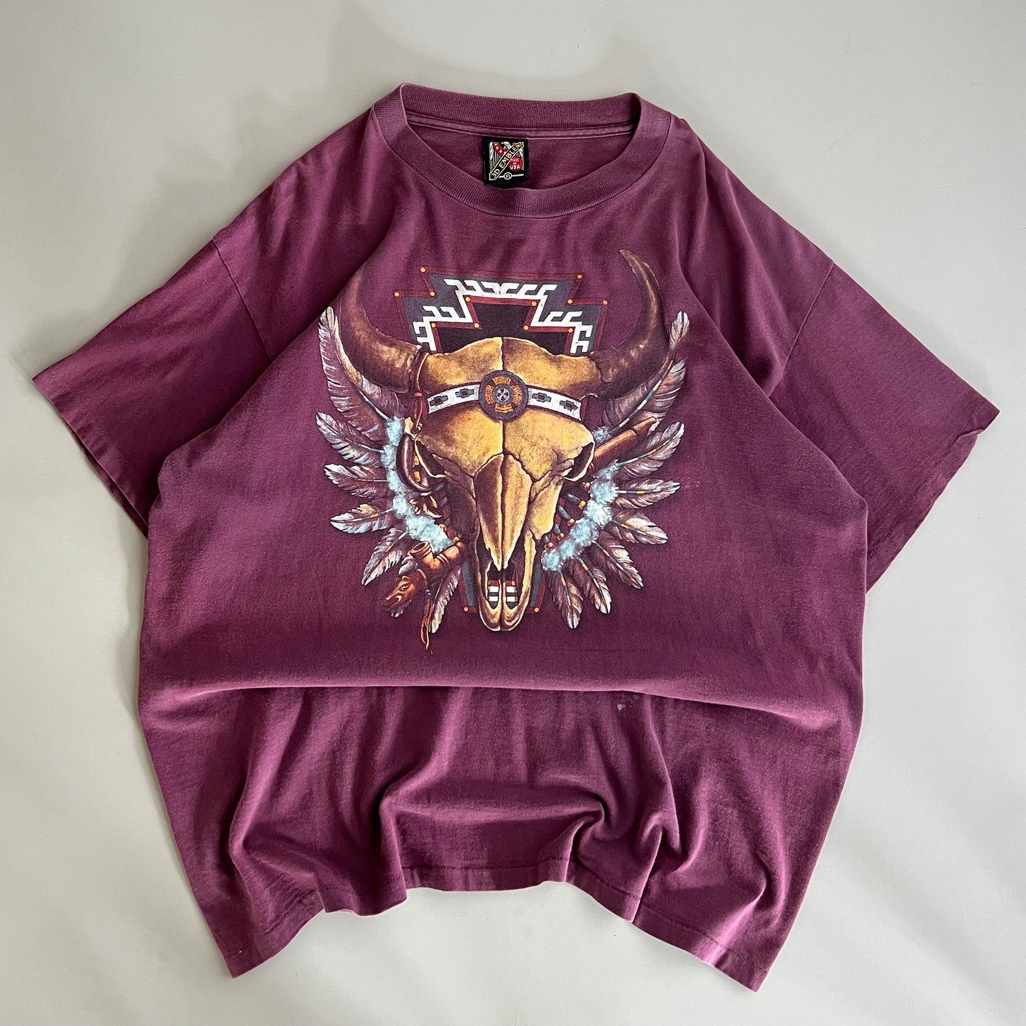 XL 1995 Harley Davidson Easyriders 3D Emblem T-shirt