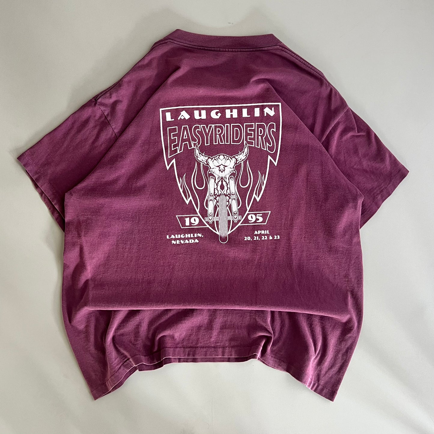 XL 1995 Harley Davidson Easyriders 3D Emblem T-shirt