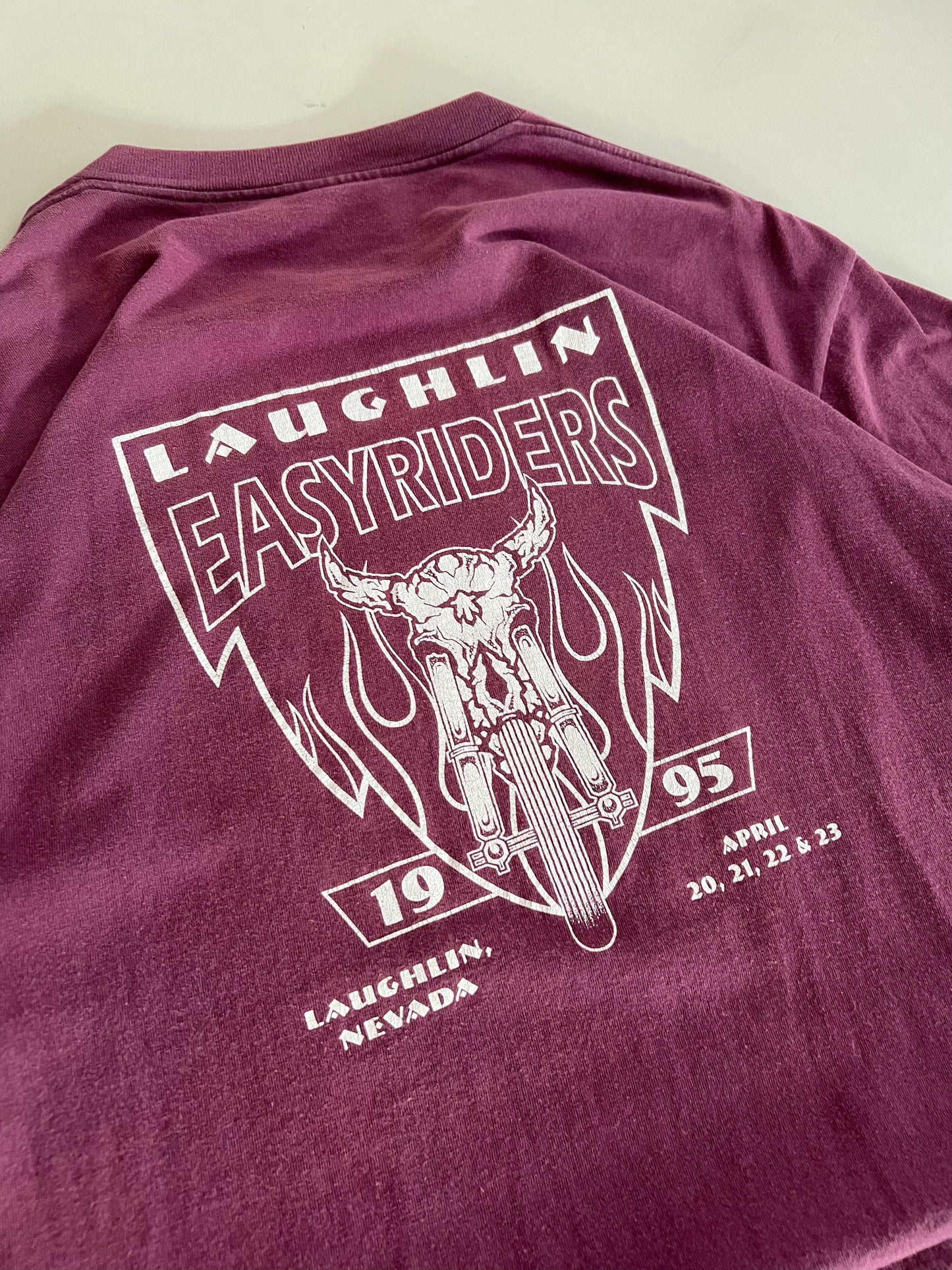 XL 1995 Harley Davidson Easyriders 3D Emblem T-shirt