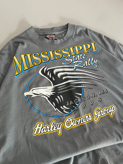 3XL 1995 Harey Davidson Mississippi State Rally T-shirt