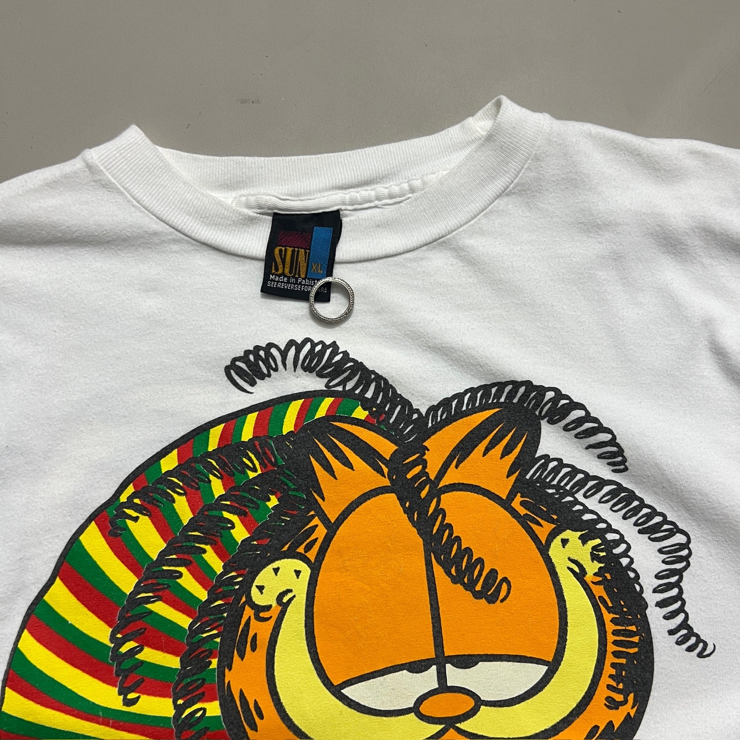 XL 1990s Garfield Reggae T-shirt