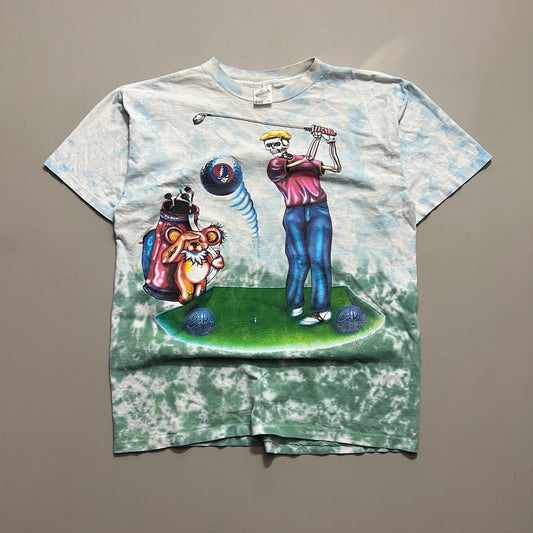 Large 1994 Grateful Dead Tour Golf T-shirt