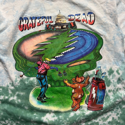 Large 1994 Grateful Dead Tour Golf T-shirt