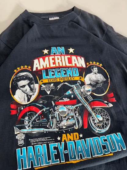 Large 1987 Harley Davidson American Legend T-shirt
