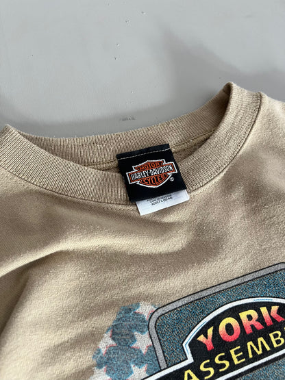 Large 1990 Harley Davidson York Final Assembly Plant T-Shirt
