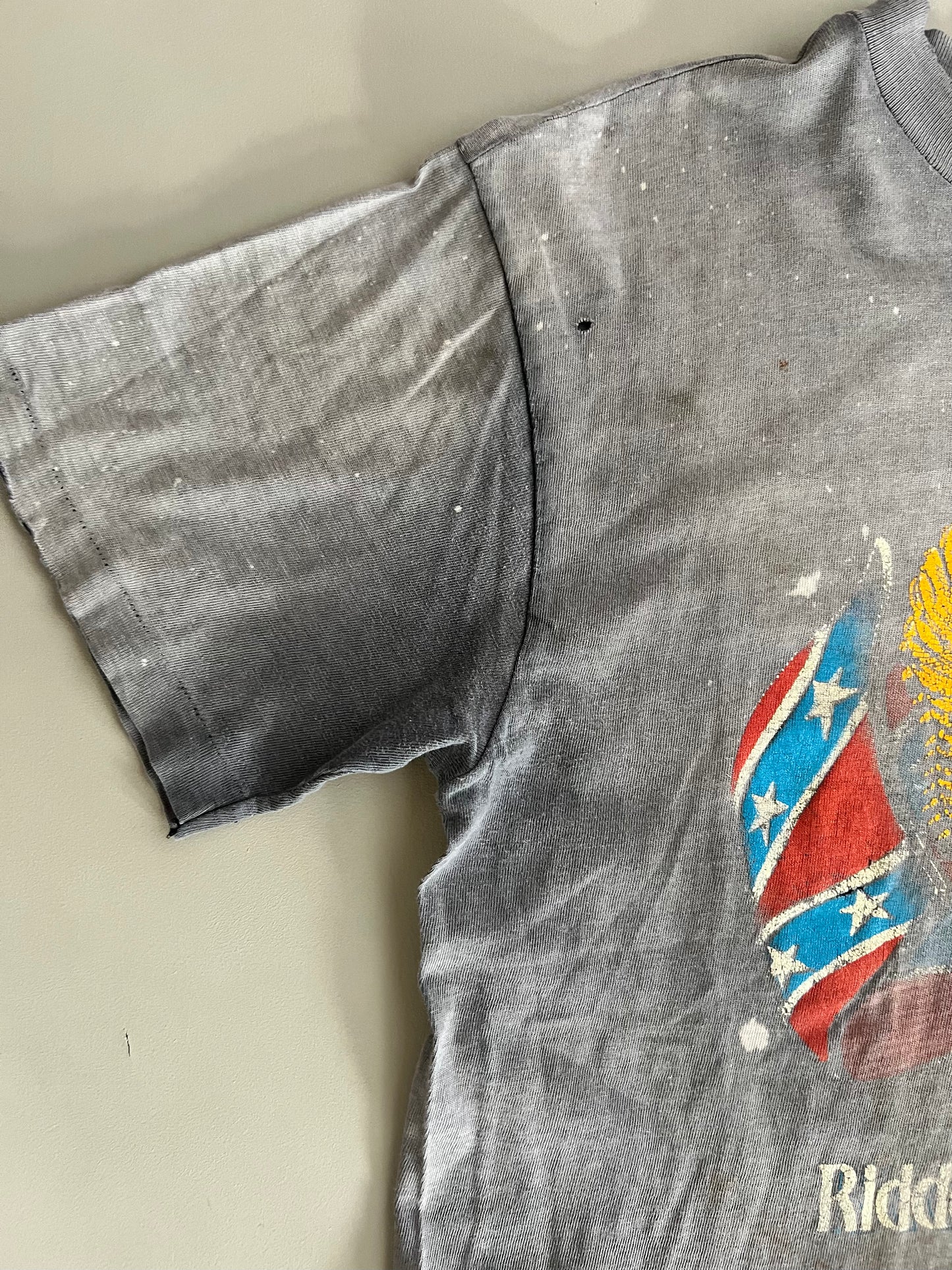 Medium 80s Heavily Distressed Harley Davidson SC T-shirt