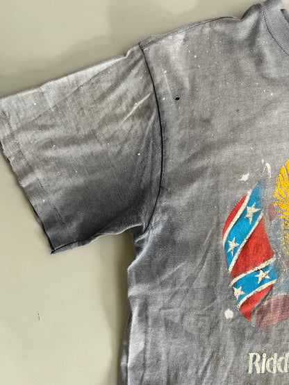 Medium 80s Heavily Distressed Harley Davidson SC T-shirt
