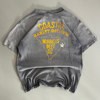 Medium 80s Heavily Distressed Harley Davidson SC T-shirt