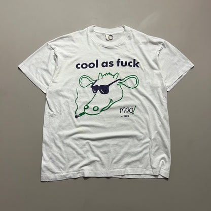 XL 1989 Cow Records Cool as Fu** Inspiral Carpets T-shirt