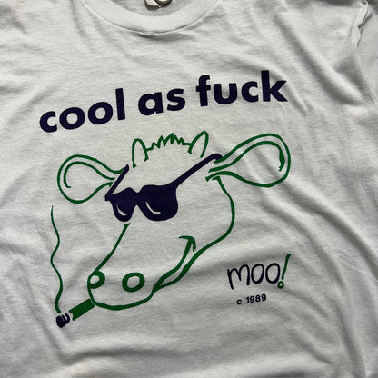 XL 1989 Cow Records Cool as Fu** Inspiral Carpets T-shirt
