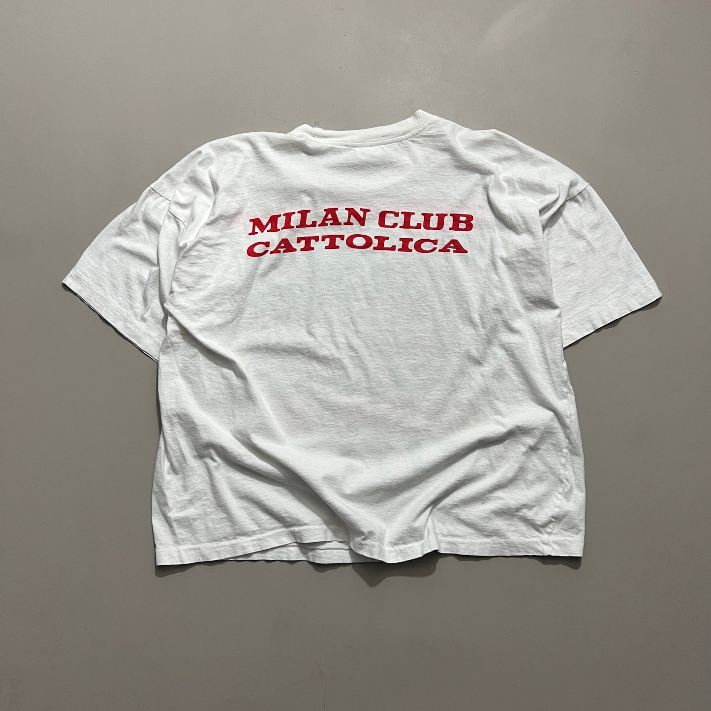 XXL 1980s Forza Milan FC Campion T-shirt