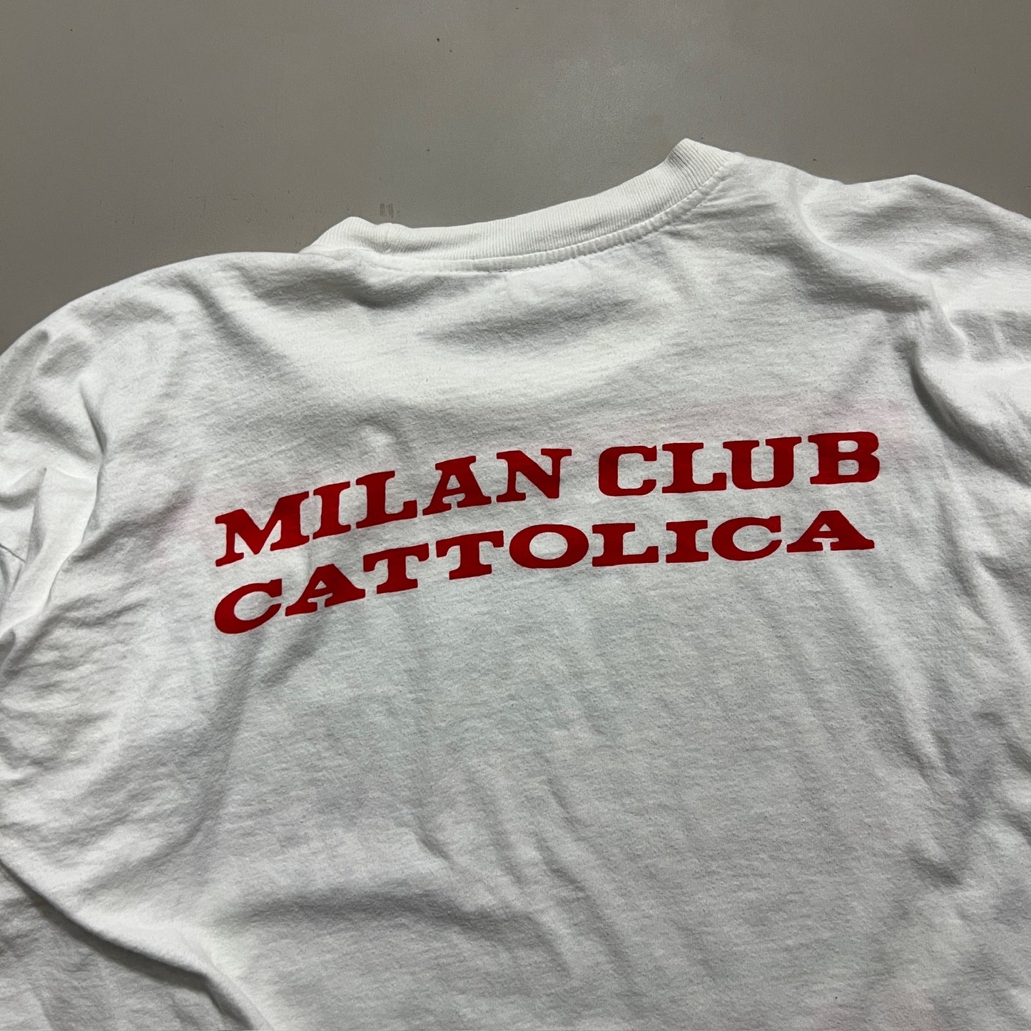 XXL 1980s Forza Milan FC Campion T-shirt