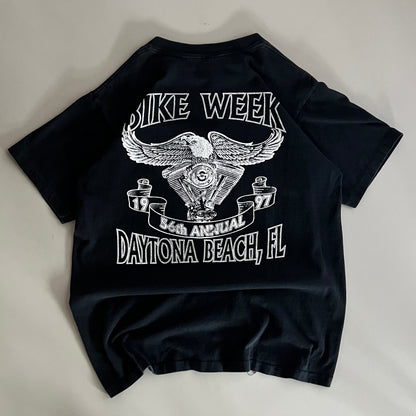 Large 1996 Lone Wolf Daytona Beach T-shirt